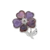 Hot Anne Klein Purple Flower Pin