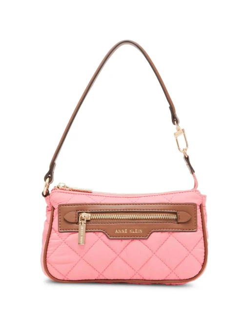 New Anne Klein Quilted Nylon Pochette