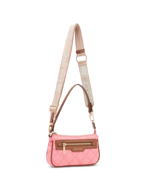 New Anne Klein Quilted Nylon Pochette