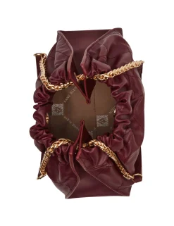 Discount Anne Klein Quilted Stitched Cinched Closure Satchel