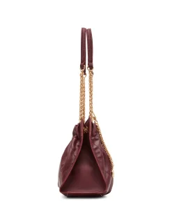 Discount Anne Klein Quilted Stitched Cinched Closure Satchel