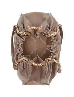 Discount Anne Klein Quilted Stitched Cinched Closure Satchel