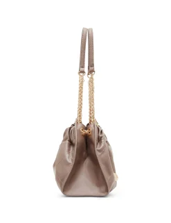 Discount Anne Klein Quilted Stitched Cinched Closure Satchel