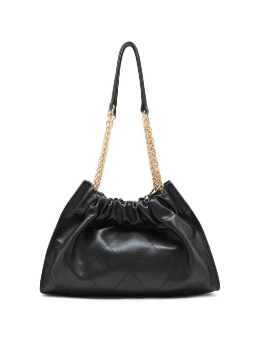 Discount Anne Klein Quilted Stitched Cinched Closure Satchel