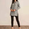 Store Anne Klein Rambling Dot Nehru Tunic Anne Black/Anne White