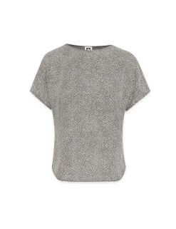 Sale Anne Klein Rambling Mini Dot Bateau Blouse Anne White/Anne Black
