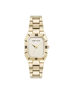 Outlet Anne Klein Roman Numeral Bezel Watch Gold-Tone