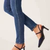 Clearance Anne Klein Rosedale Navy Stretch