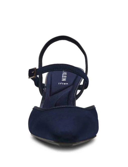 Clearance Anne Klein Rosedale Navy Stretch
