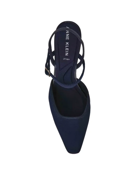 Clearance Anne Klein Rosedale Navy Stretch