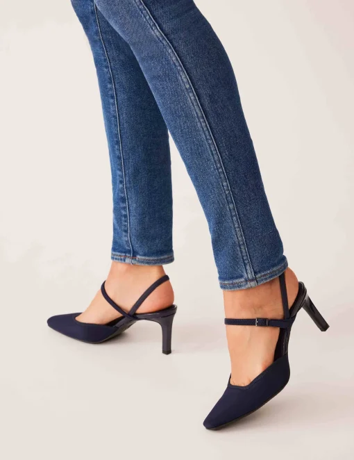 Clearance Anne Klein Rosedale Navy Stretch