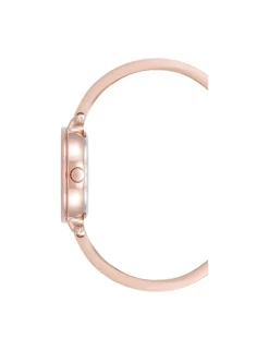 Online Anne Klein Round Gemstone Bangle Watch Set