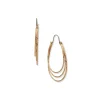Outlet Anne Klein 3 Row Hoop Earrings