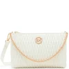 Cheap Anne Klein Ruched Crossbody With Chain Swag
