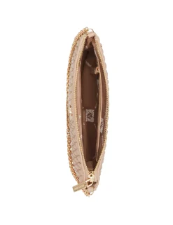 Clearance Anne Klein Ruched Crossbody With Chain Swag