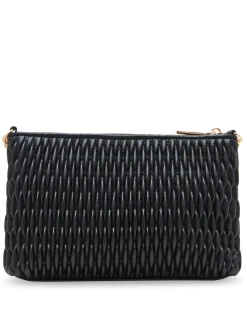 Best Anne Klein Ruched Crossbody With Chain Swag