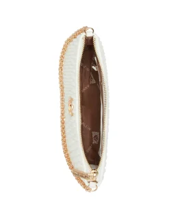 Cheap Anne Klein Ruched Crossbody With Chain Swag
