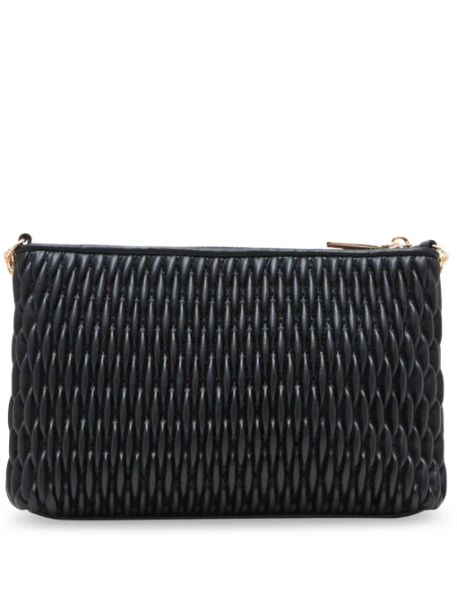 Best Anne Klein Ruched Crossbody With Chain Swag