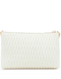 Best Anne Klein Ruched Crossbody With Chain Swag