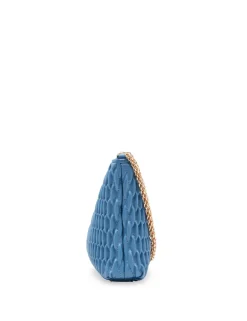 Best Anne Klein Ruched Crossbody With Chain Swag