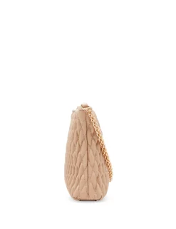 Best Anne Klein Ruched Crossbody With Chain Swag