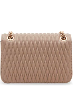 Fashion Anne Klein Ruched Flap Crossbody With Oversized Chain Swag