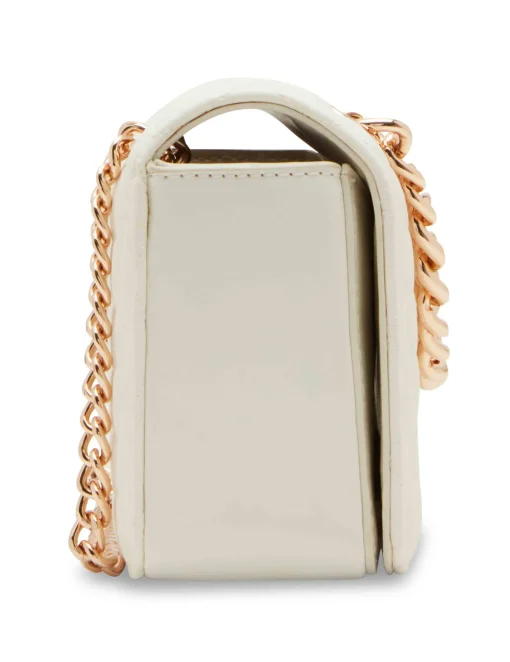 Fashion Anne Klein Ruched Flap Crossbody With Oversized Chain Swag