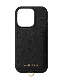 Shop Anne Klein Saffiano Vegan Leather IPhone® 14 Pro Case