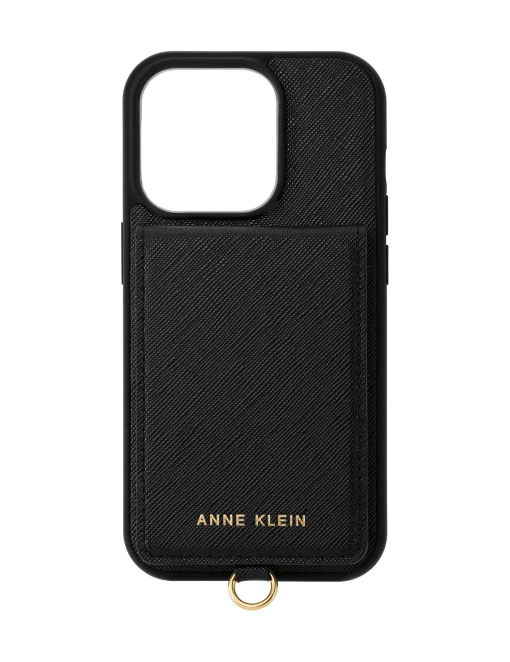 Shop Anne Klein Saffiano Vegan Leather IPhone® 14 Pro Case