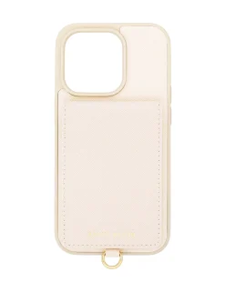 Shop Anne Klein Saffiano Vegan Leather IPhone® 14 Pro Case
