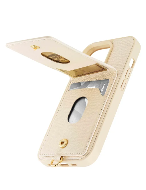 Shop Anne Klein Saffiano Vegan Leather IPhone® 14 Pro Case