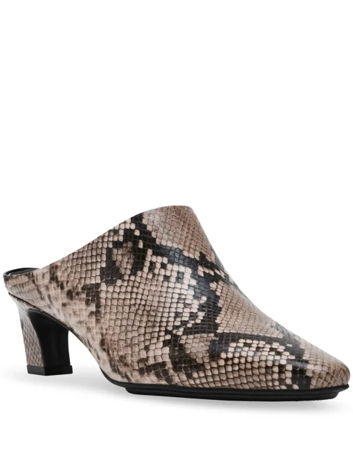 Fashion Anne Klein Sarafena Dress Mule Nat Snake