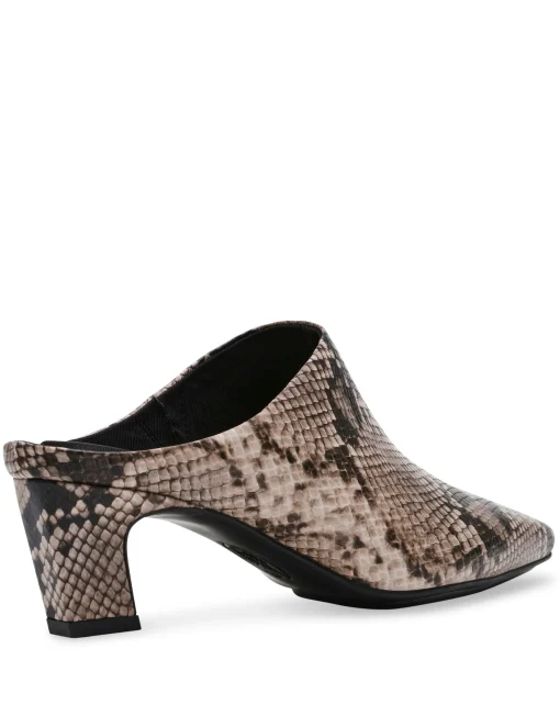 Fashion Anne Klein Sarafena Dress Mule Nat Snake