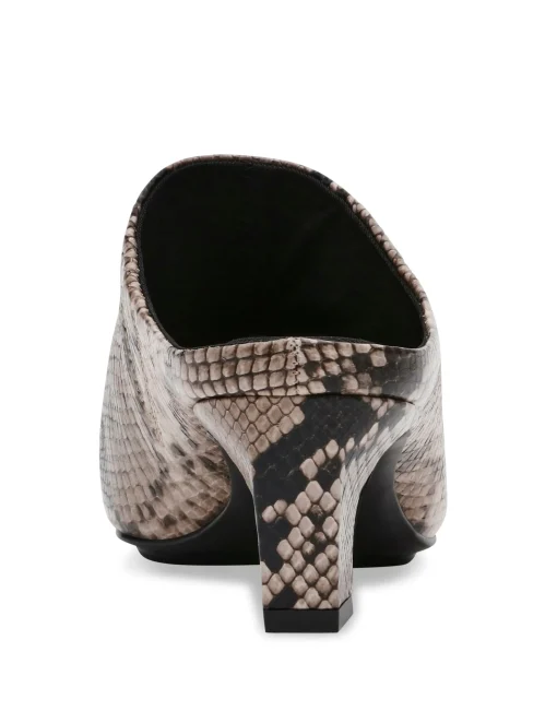 Fashion Anne Klein Sarafena Dress Mule Nat Snake
