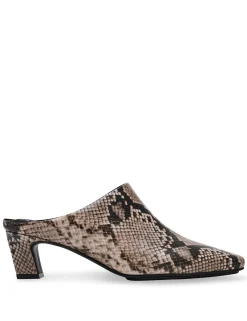 Fashion Anne Klein Sarafena Dress Mule Nat Snake