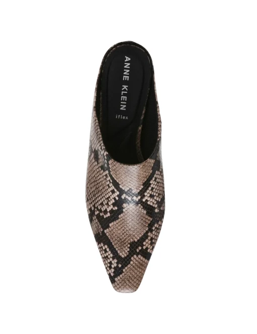 Fashion Anne Klein Sarafena Dress Mule Nat Snake