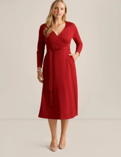 Flash Sale Anne Klein Serenity Dress Titian Red