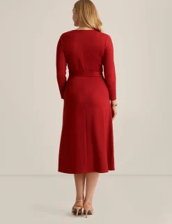 Flash Sale Anne Klein Serenity Dress Titian Red
