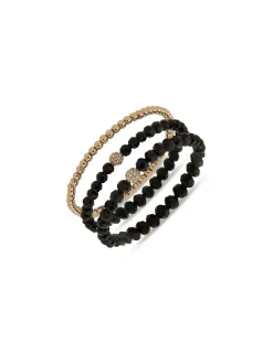 Outlet Anne Klein Set Of 3 Stretch Bead Bracelets