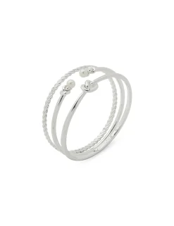 Clearance Anne Klein Set Of Knot Roped Bangles In Gift Box