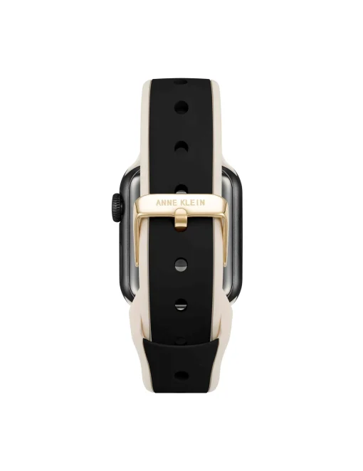 Shop Anne Klein Silicone Band For Apple Watch® With Crystal Charms