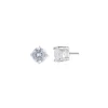 Sale Anne Klein Silver-Tone Cubic Zirconia Stud Earrings