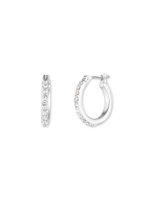 Discount Anne Klein Small Click It Hoop Earrings