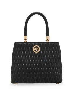 Best Anne Klein Small Ruched Satchel With Tubular Handle