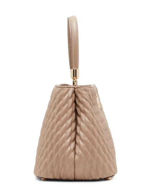 Best Anne Klein Small Ruched Satchel With Tubular Handle