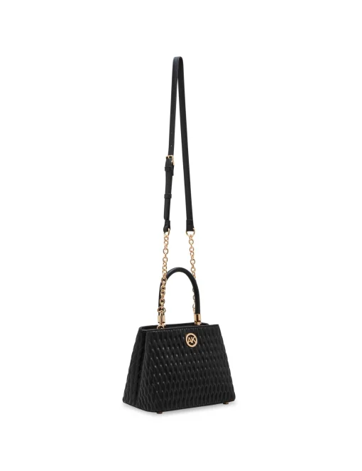Best Anne Klein Small Ruched Satchel With Tubular Handle