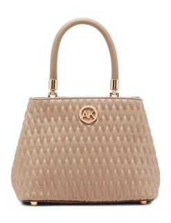 Best Anne Klein Small Ruched Satchel With Tubular Handle