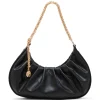 Flash Sale Anne Klein Small Smooth Stitched Quilted Crescent Shoulder Bag