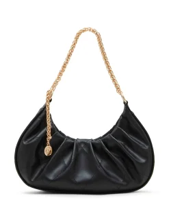 Flash Sale Anne Klein Small Smooth Stitched Quilted Crescent Shoulder Bag