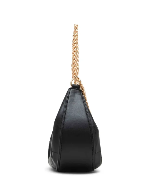 Best Anne Klein Small Smooth Stitched Quilted Crescent Shoulder Bag